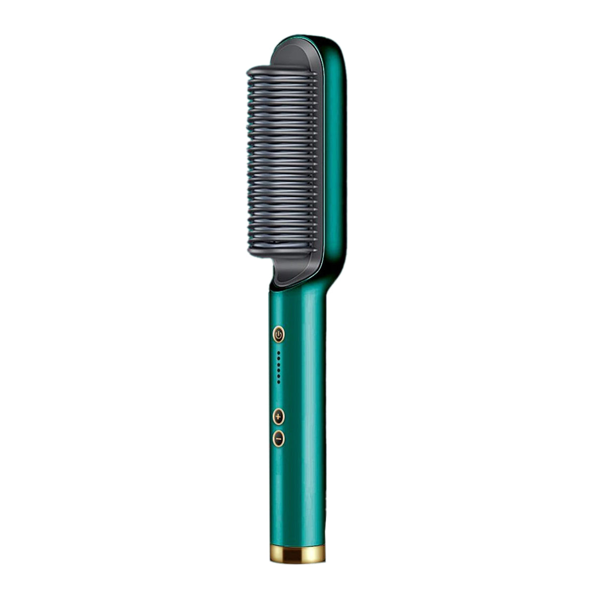 2-in-1 Hair Curler & Straightener Brush – Smooth, Frizz-Free Styling