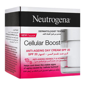 Neutrogena Face Day Cream, Cellular Boost, Anti-Ageing Moisturizer, SPF 20 - 50ml