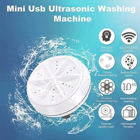 Mini Ultrasonic Portable Washing Machine