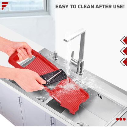 10-in-1 Mandoline Slicer with Changeable Blades, Grater, Peeler & Storage Box – Premium Kitchen Tool