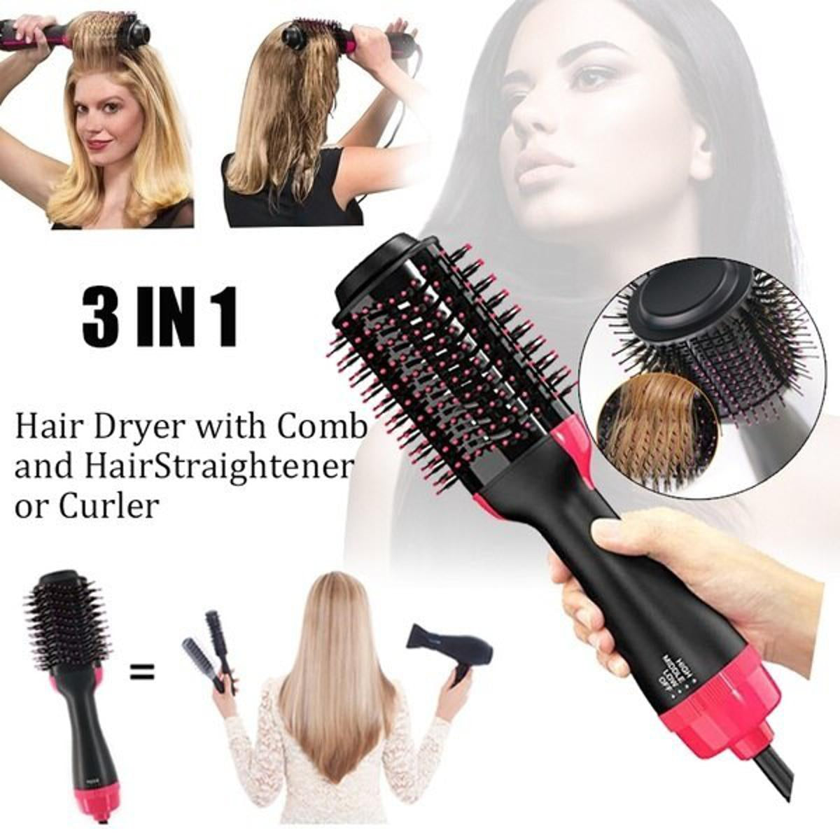 3-in-1 One Step Hair Dryer & Volumizer Brush