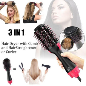 3-in-1 One Step Hair Dryer & Volumizer Brush