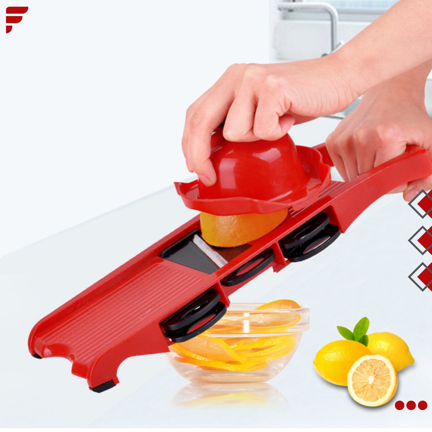10-in-1 Mandoline Slicer with Changeable Blades, Grater, Peeler & Storage Box – Premium Kitchen Tool