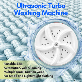 Mini Ultrasonic Portable Washing Machine