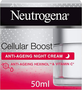 Neutrogena Face Night Cream, Cellular Boost, Anti-Ageing Moisturizer, 50Ml