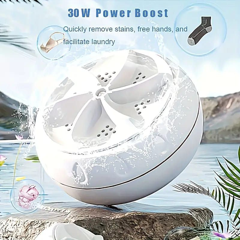 Mini Ultrasonic Portable Washing Machine