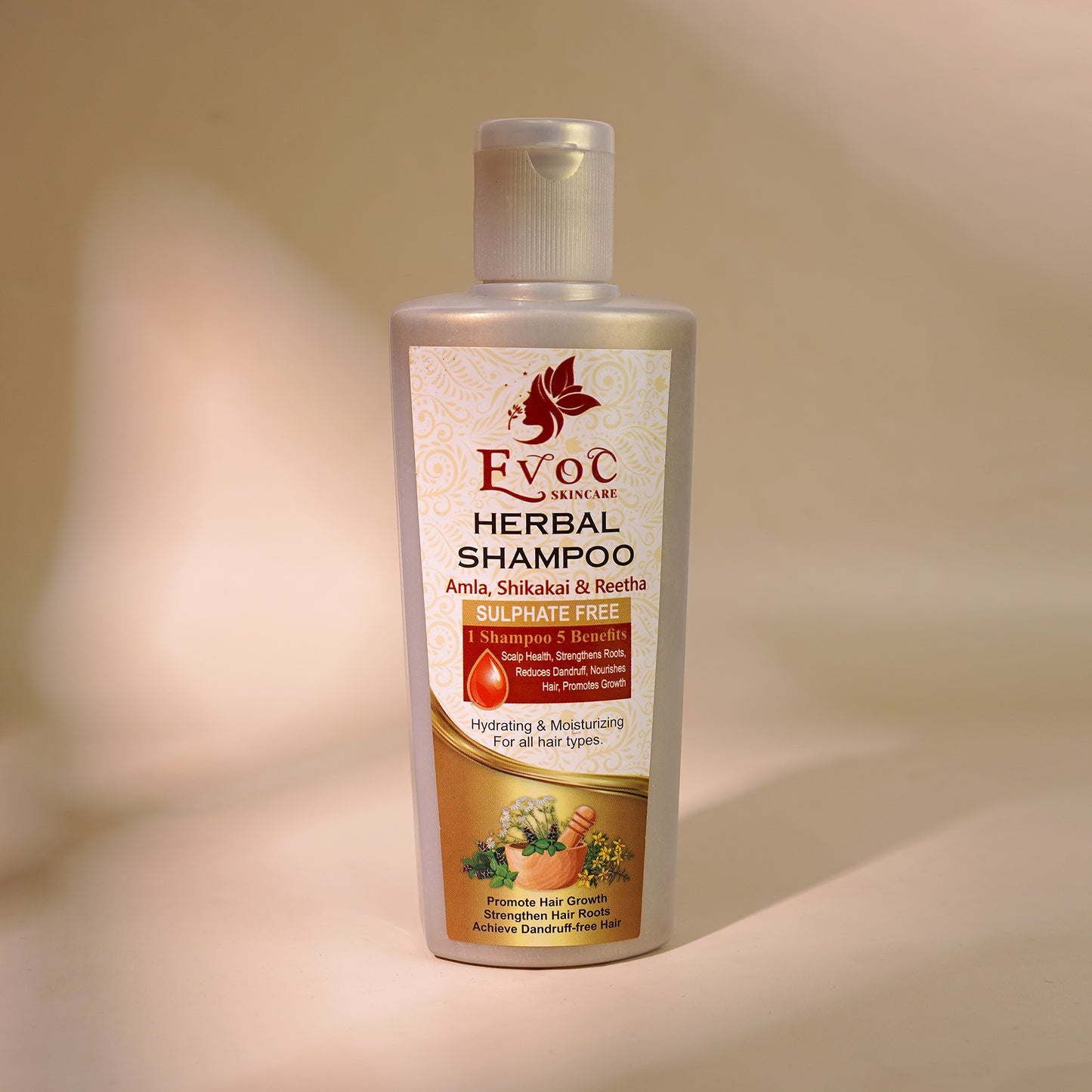 EvoC Sulfate-Free Hair Growth Herbal Shampoo