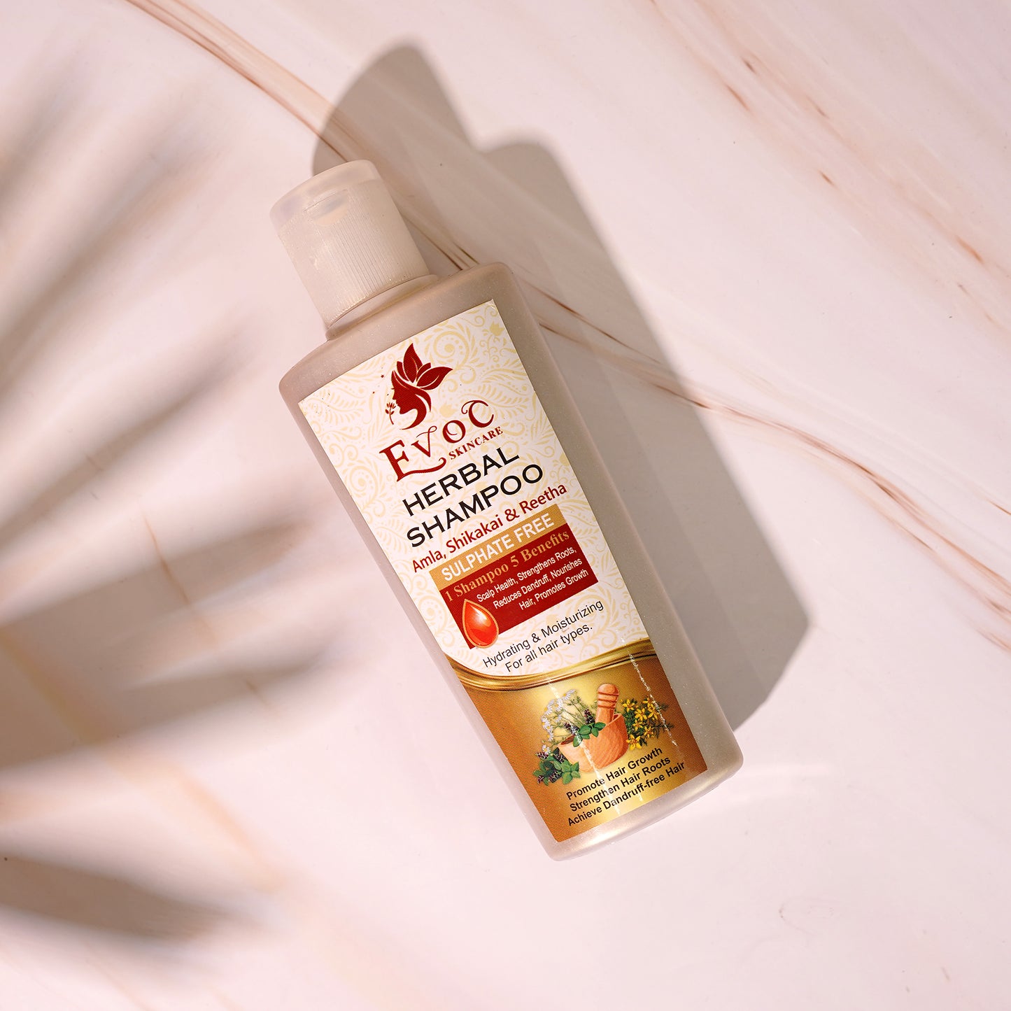 EvoC Sulfate-Free Hair Growth Herbal Shampoo