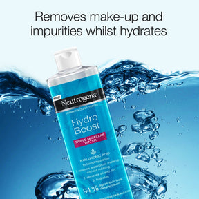 Neutrogena Hydro Boost Triple Micellar Water | Makeup Remover 400ml