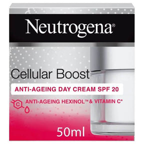 Neutrogena Face Day Cream, Cellular Boost, Anti-Ageing Moisturizer, SPF 20 - 50ml