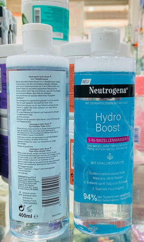 Neutrogena Hydro Boost Triple Micellar Water | Makeup Remover 400ml