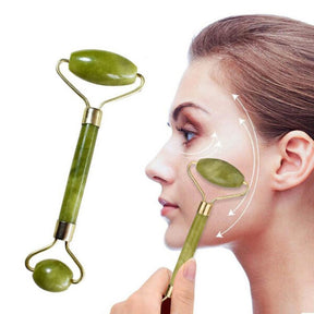 Jade Roller And Gua Sha Anti Aging Natural Stone (Face Massager)