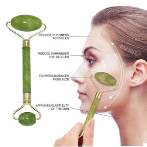 Jade Roller And Gua Sha Anti Aging Natural Stone (Face Massager)